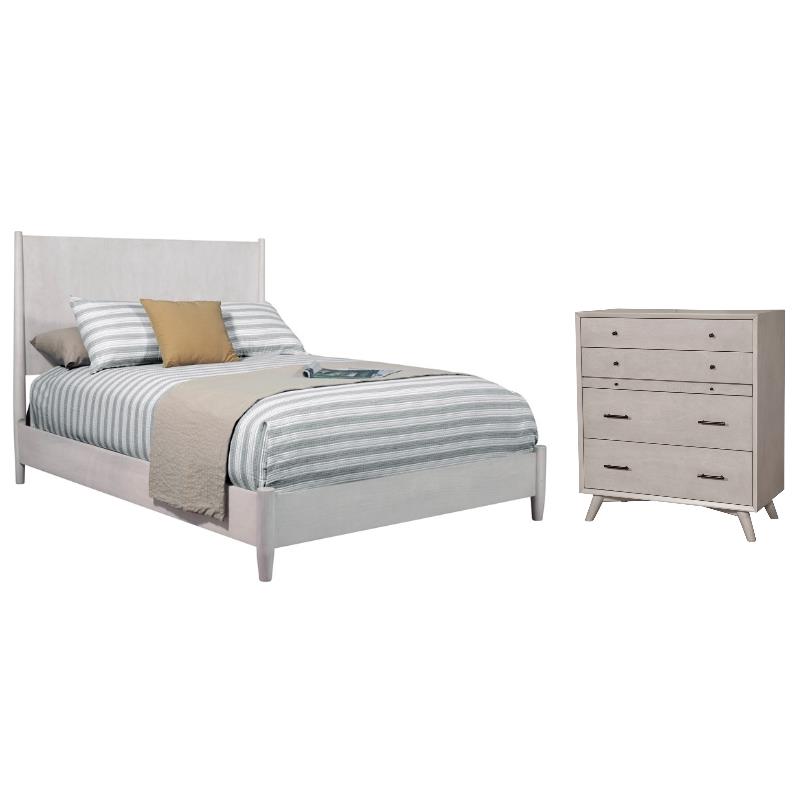 Home Square 2-Piece Set with Flynn Queen Panel Bed & Accent Chest