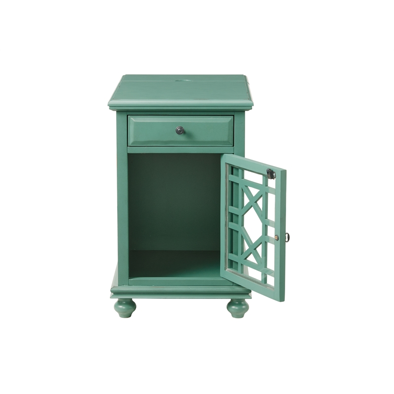 Home Square 2-Piece Set with Elegant Chairside Table & Jules 38