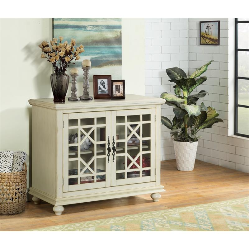 Home Square 2-Piece Set with Elegant Chairside Table & 38