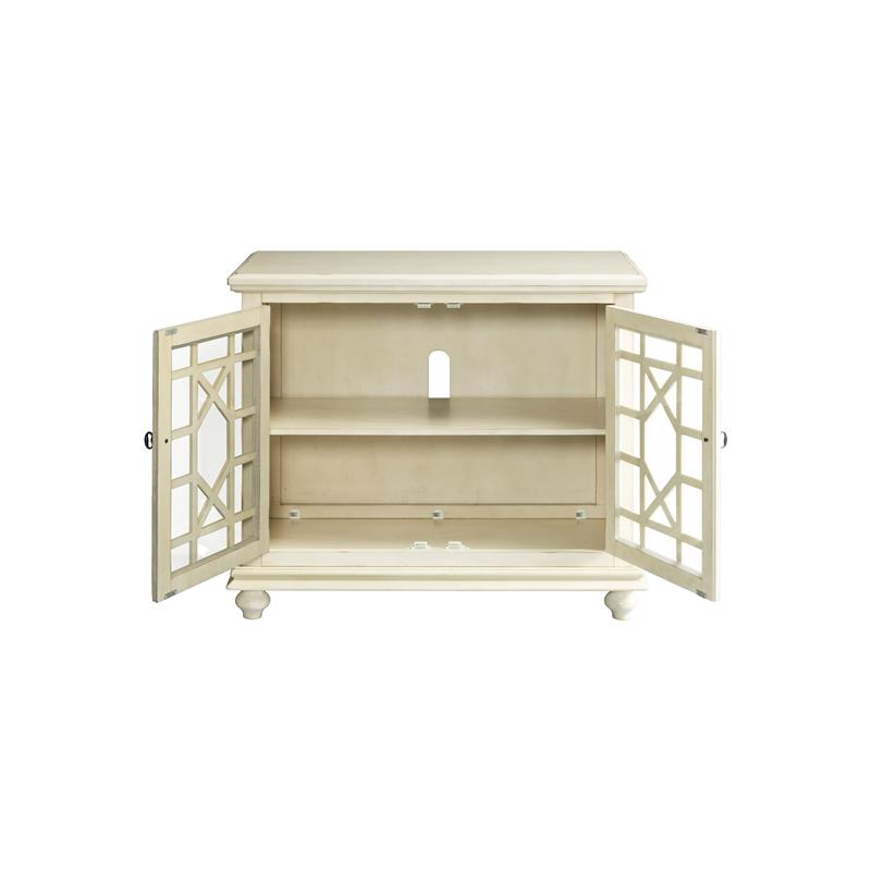 Home Square 2-Piece Set with Elegant Chairside Table & 38