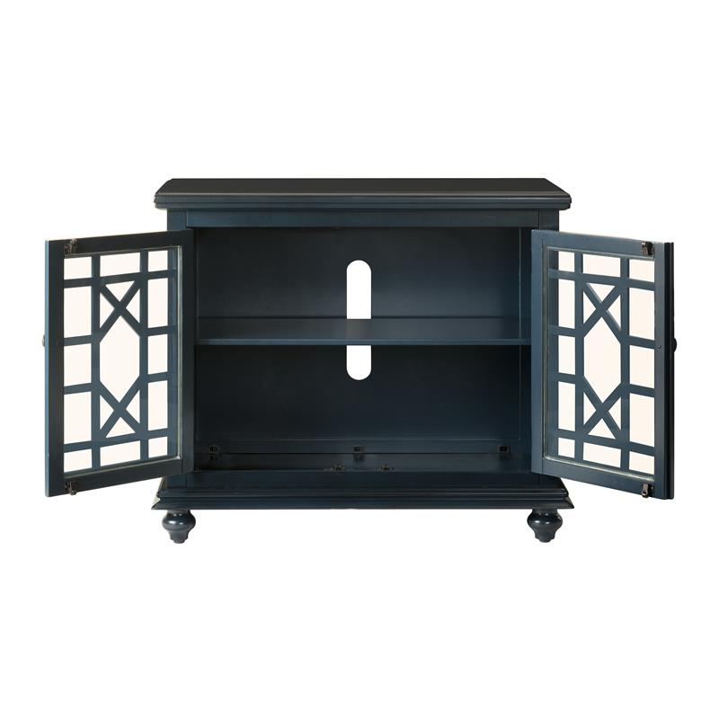 Home Square 2-Piece Set with Elegant Chairside Table & 38