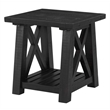 Home Square 2-Piece Set with Bolton Coffee Table & End Table in Black Stain