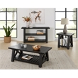 Home Square 2-Piece Set with Bolton Coffee Table & End Table in Black Stain