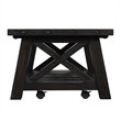 Home Square 2-Piece Set with Bolton Coffee Table & End Table in Black Stain