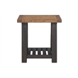 Home Square 2-Piece Set with Bolton Solid Wood Coffee Table & End Table