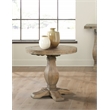 Home Square 2-Piece Set with Napa Solid Wood Coffee Table & Round End Table