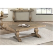 Home Square 2-Piece Set with Napa Solid Wood Coffee Table & Round End Table
