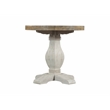 Home Square 2-Piece Set with Napa Solid Wood Coffee Table & End Table in White