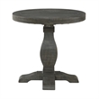 Home Square 2-Piece Set with Napa Solid Wood Coffee Table & End Table in Gray