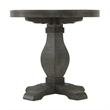 Home Square 2-Piece Set with Napa Solid Wood Coffee Table & End Table in Gray