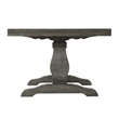 Home Square 2-Piece Set with Napa Solid Wood Coffee Table & End Table in Gray