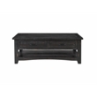 Home Square 2-Piece Set with 2 Drawer Coffee Table & End Table in Antique Black