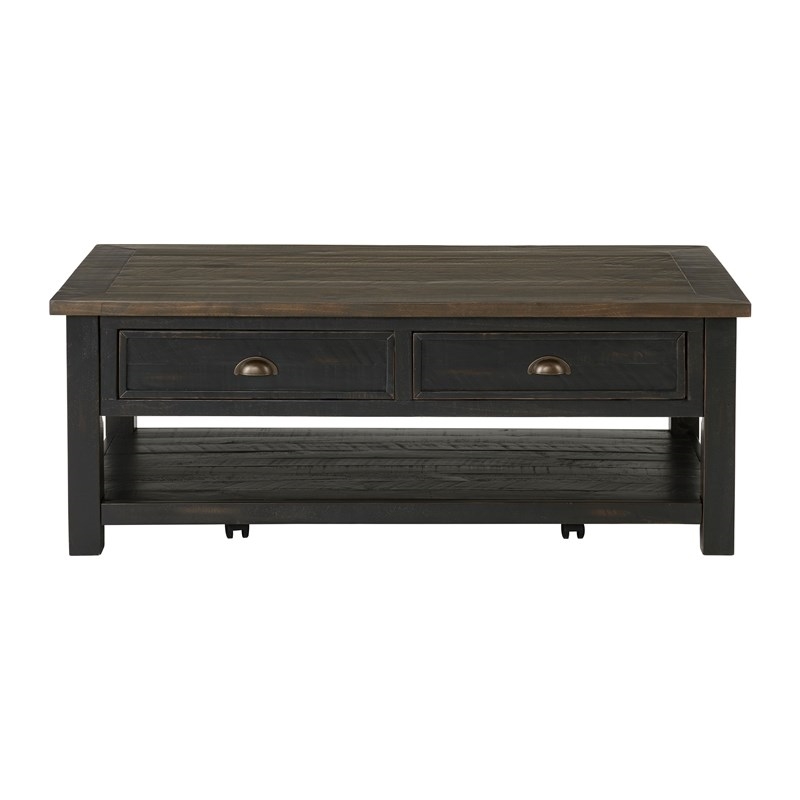 Home Square 2-Piece Set with Monterey 2 Drawer Coffee Table & End Table