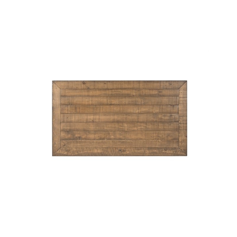 Home Square 2-Piece Set with 2 Drawer Coffee Table & End Table in Natural