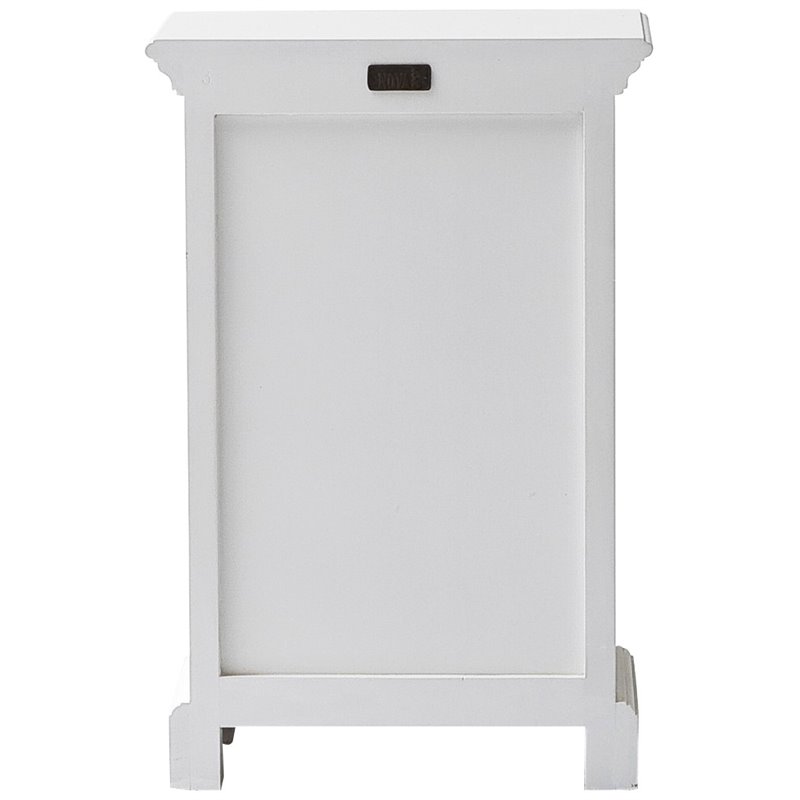 Home Square 3 Drawer Nightstand in Pure White Finish - Set of 2