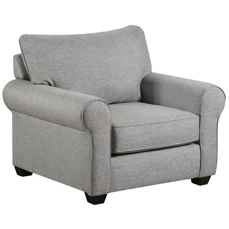 Home Square 5-Piece Set with Ottoman Chair Sofa Accent Chair & Ottoman