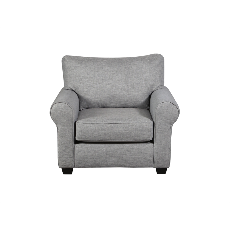 Home Square 5-Piece Set with Ottoman Chair Sofa Accent Chair & Ottoman