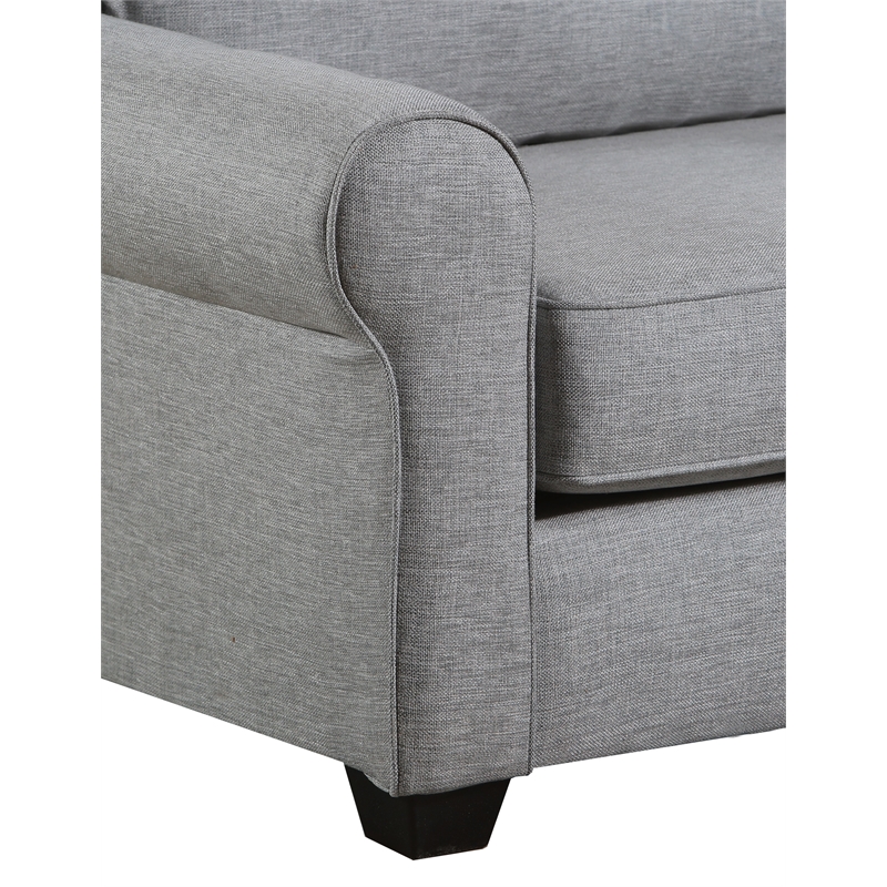 Home Square 5-Piece Set with Ottoman Chair Sofa Accent Chair & Ottoman
