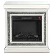 Home Square 2-Piece Set with Mirrored Fireplace and Mirrored Wall Decor