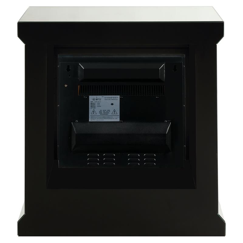 Home Square 2-Piece Set with Mirrored Fireplace and Mirrored Wall Decor