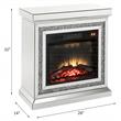 Home Square 2-Piece Set with Mirrored Fireplace & Accent Mirror