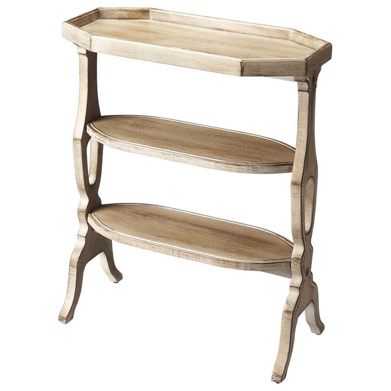 Home Square Transitional Accent Table in Gray Finish - Set of 2
