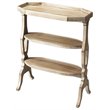 Home Square Transitional Accent Table in Gray Finish - Set of 2