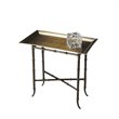 Home Square Rectangular Aluminum Accent Table in Bronze Finish - Set of 2