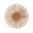 Home Square Modern Metal End Table in Gold Finish - Set of 2