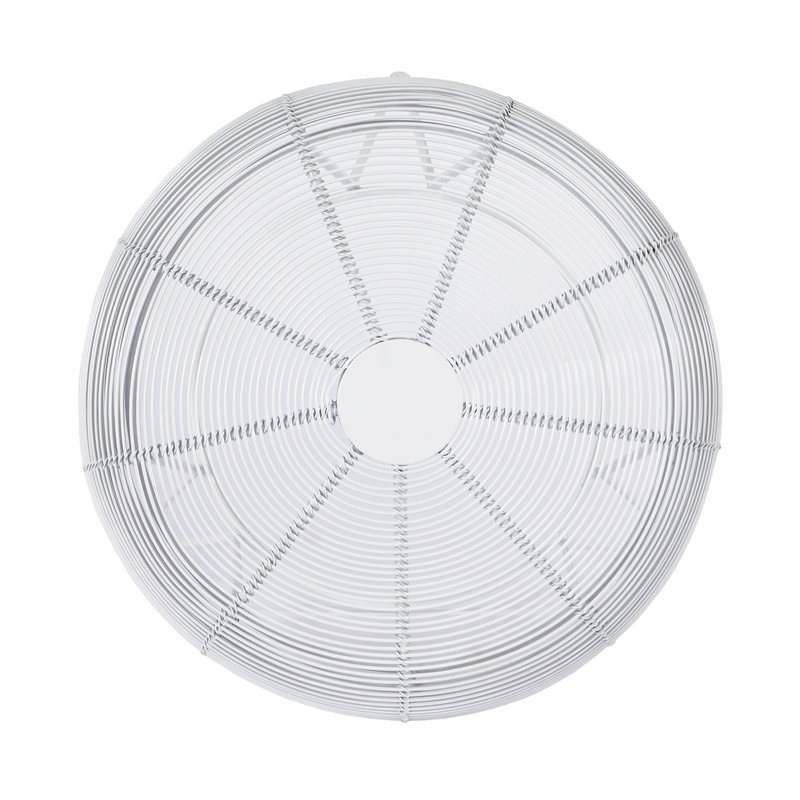 Home Square Decorative Wire Iron Accent Table in Bright White - Set of 2