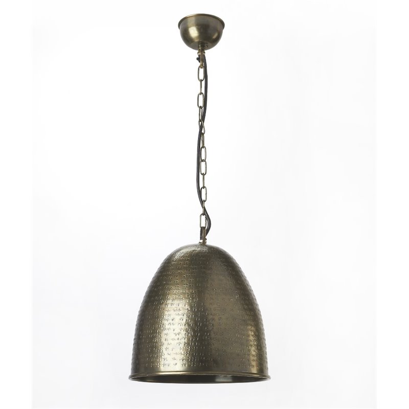 Home Square Transitional Cast Aluminium Pendant in Nickel - Set of 2