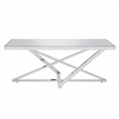 Home Square 3-Piece Set with Coffee Table End Table & Sofa Table in Chrome