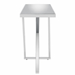 Home Square 3-Piece Set with Coffee Table End Table & Sofa Table in Chrome