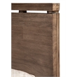 Home Square 2-Piece Set with Queen Wood Panel Bed & 2 Drawer Nightstand