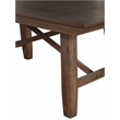 Home Square 6-Piece Set with Dining Table & 4 Dining Chairs & Dining Bench