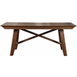 Home Square 6-Piece Set with Dining Table & 4 Dining Chairs & Dining Bench