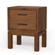 Home Square 2-Piece Set with King Platform Bed & 2 Drawer Nightstand
