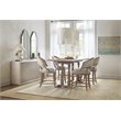 Home Square Fabric Barrel Back Counter Stool in Soft Gray - Set of 2