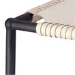 Home Square Transitional Leather Counter Stool in Off White - Set of 2