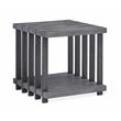 Home Square Rectangular End Table Weathered Gravel - Set of 2