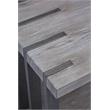 Home Square Rectangular End Table Weathered Gravel - Set of 2
