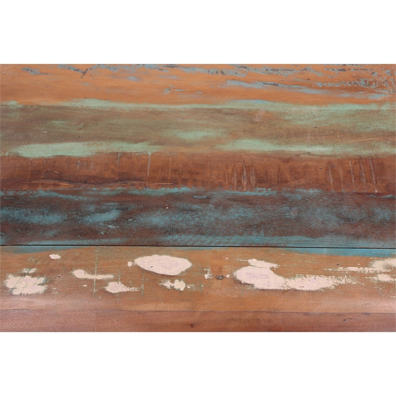 Home Square 1-Drawer Solid Wood End Table in Multi-Color - Set of 2