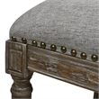 Home Square Rattan Wicker High Back Bar Stool in Dark Heathered Gray - Set of 2