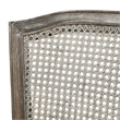 Home Square Rattan Wicker High Back Bar Stool in Dark Heathered Gray - Set of 3