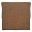 Home Square Square End Table in Antique Red Finish - Set of 2