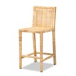 Home Square 3 Piece Handmade Wood and Rattan 26