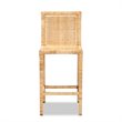 Home Square 3 Piece Handmade Wood and Rattan 26