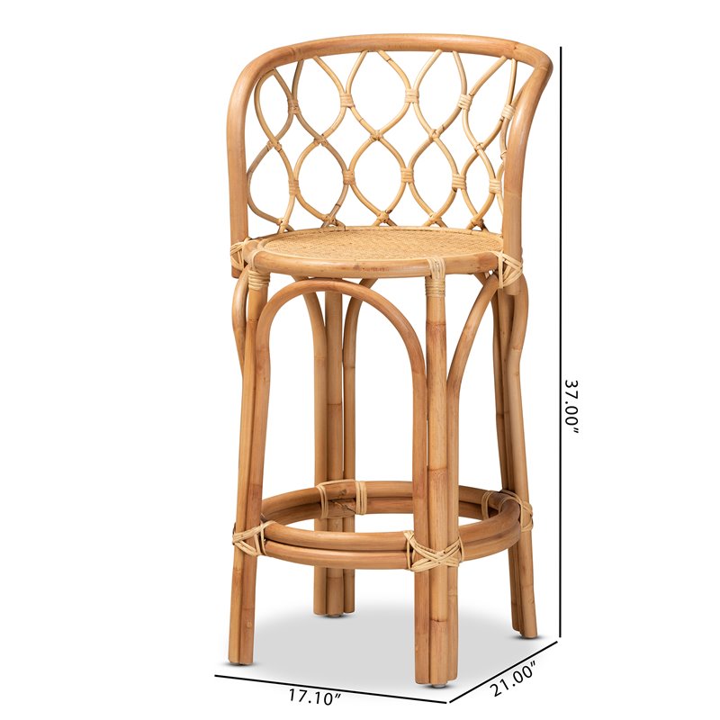 Home Square 2 Piece Handmade Rattan 26