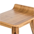 Home Square Mid-century Counter Stool in Light Beige - Set of 3