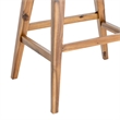 Home Square Mid-century Counter Stool in Light Beige - Set of 3